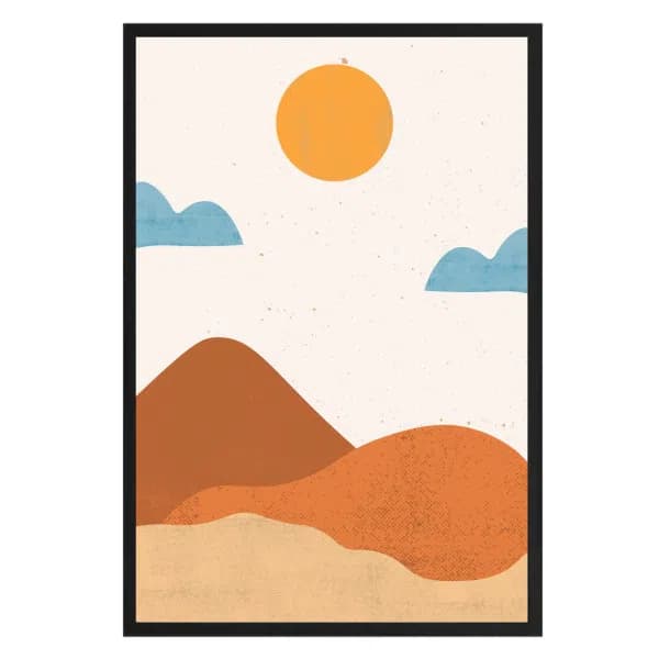 Abstracte Figuren Landschap