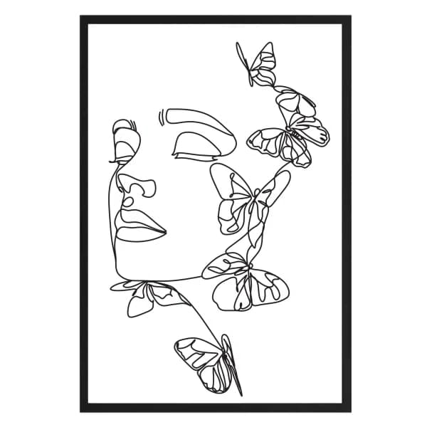 Abstracte Vrouw Wit