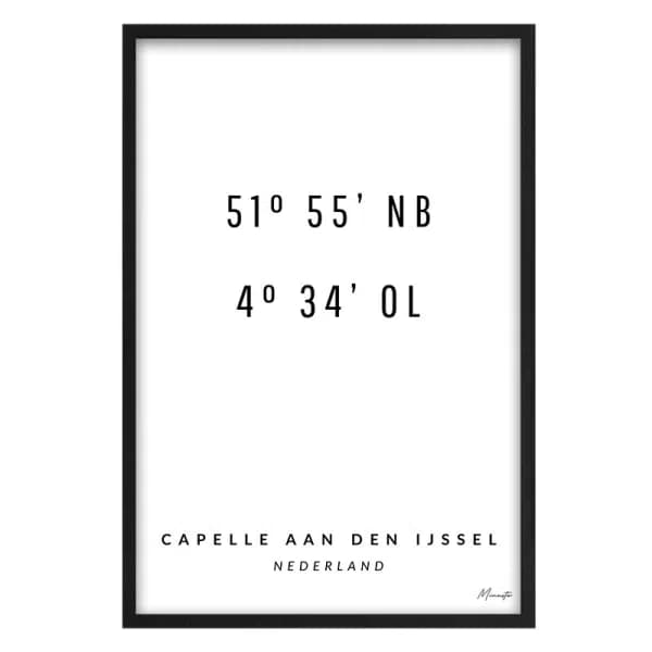 Coördinaten Capelle aan den IJssel