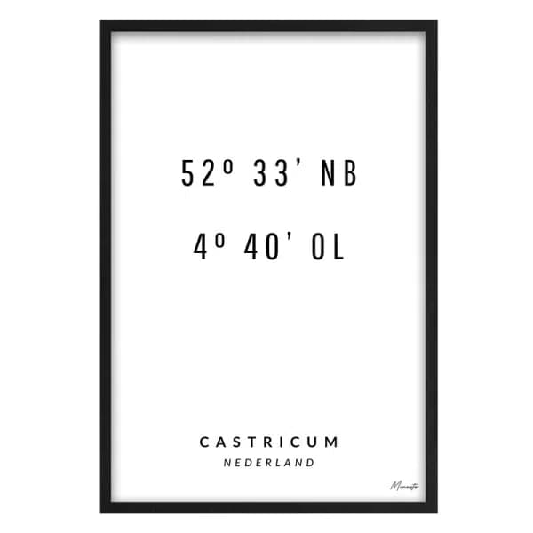 Coördinaten Castricum