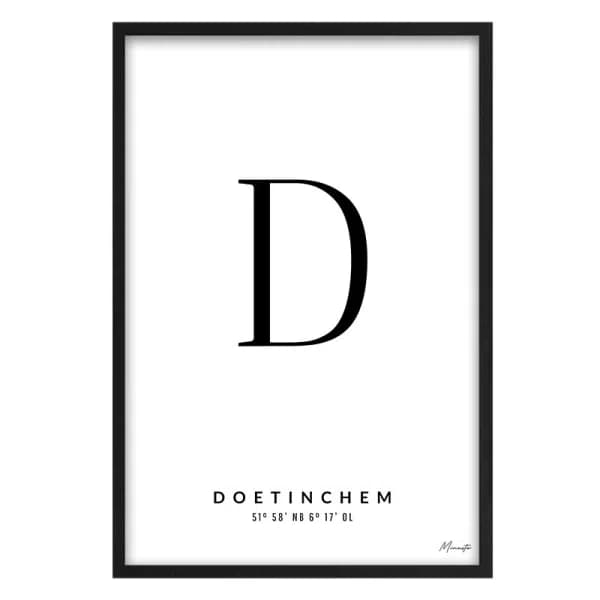 Letter D Doetinchem