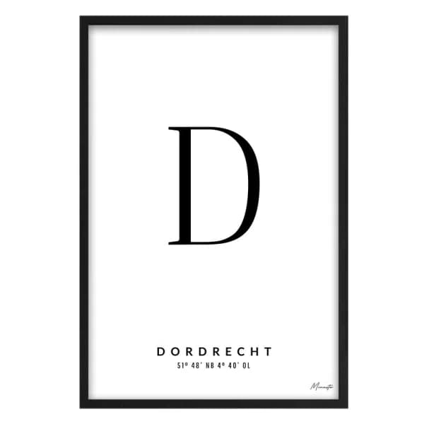 Letter D Dordrecht