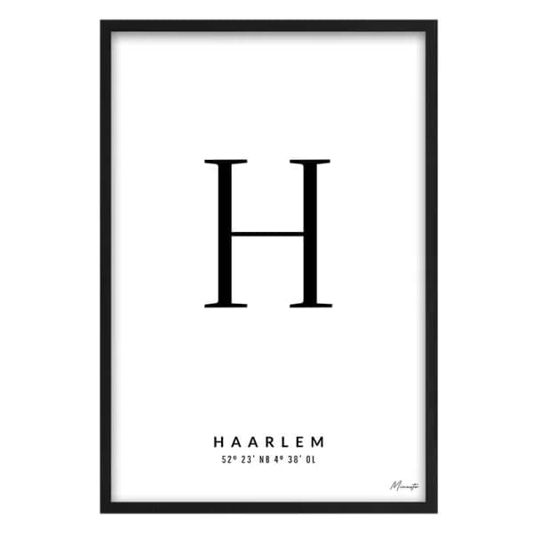 Letter H Haarlem