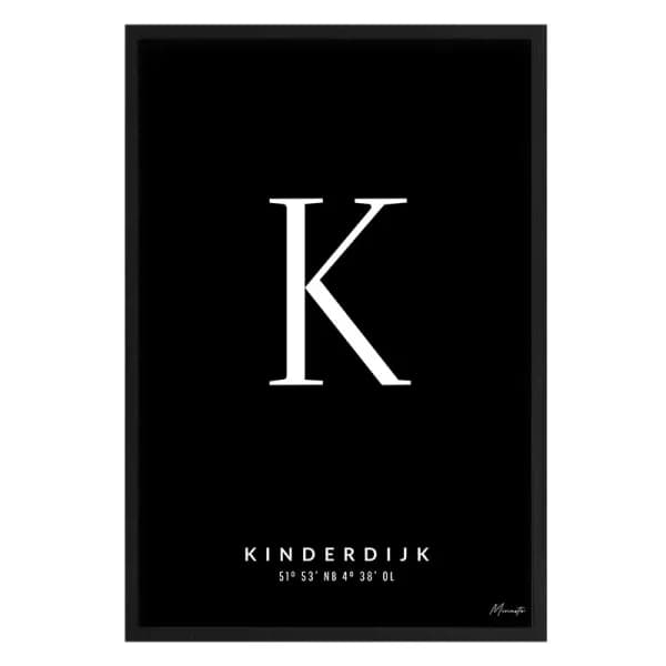 Letter K Kinderdijk