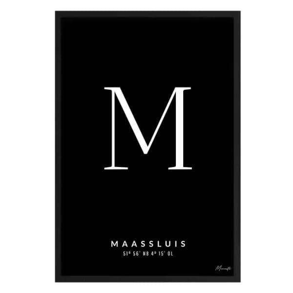Letter M Maassluis