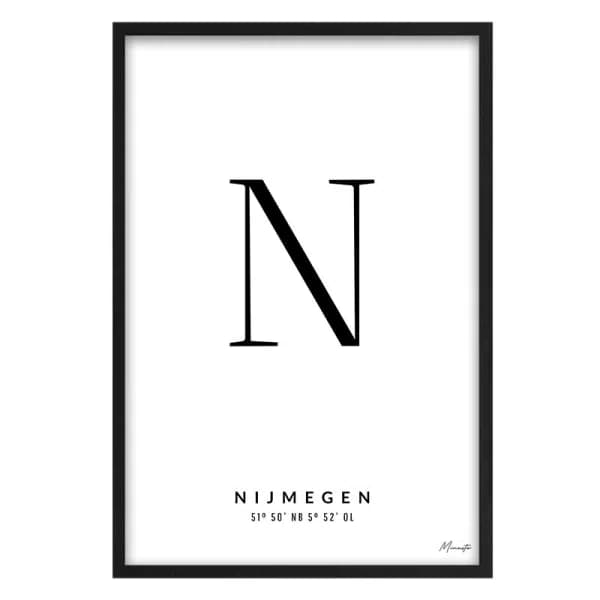 Letter N Nijmegen