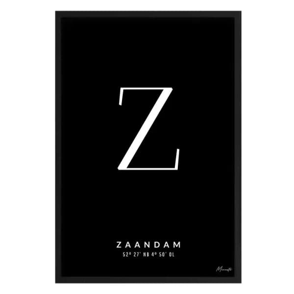 Letter Z Zaandam