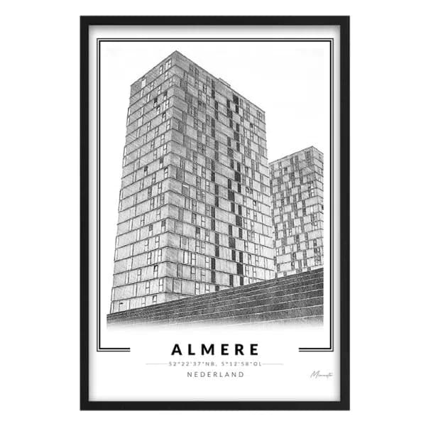 Straatbeeld Almere