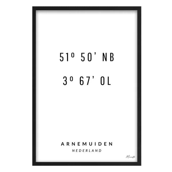 Coördinaten Arnemuiden