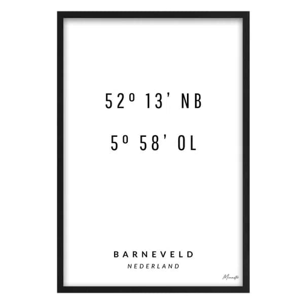 Coördinaten Barneveld