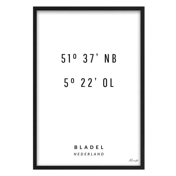 Coördinaten Bladel