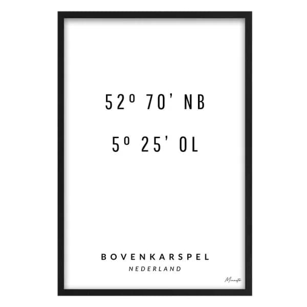 Coördinaten Bovenkarspel
