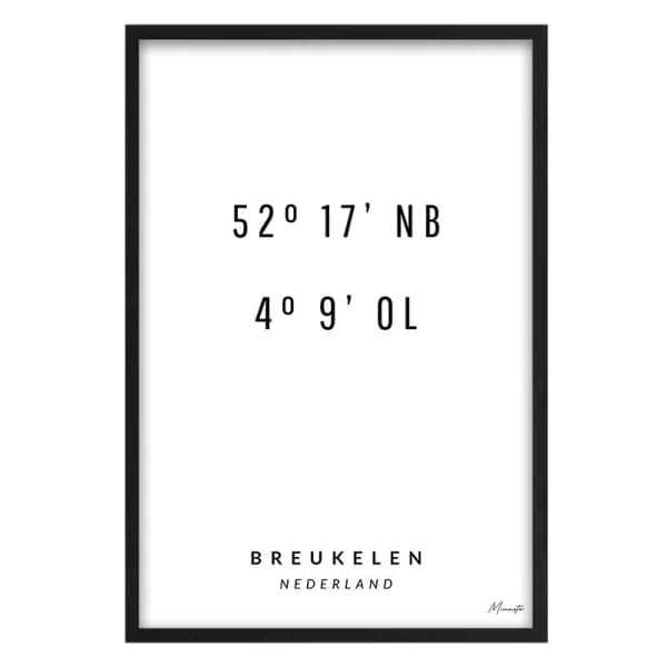 Coördinaten Breukelen