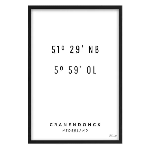 Coördinaten Cranendonck