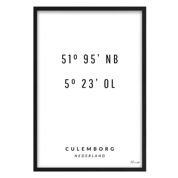 Coördinaten Culemborg