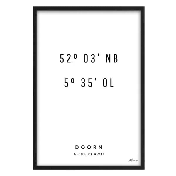 Coördinaten Doorn