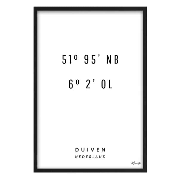 Coördinaten Duiven