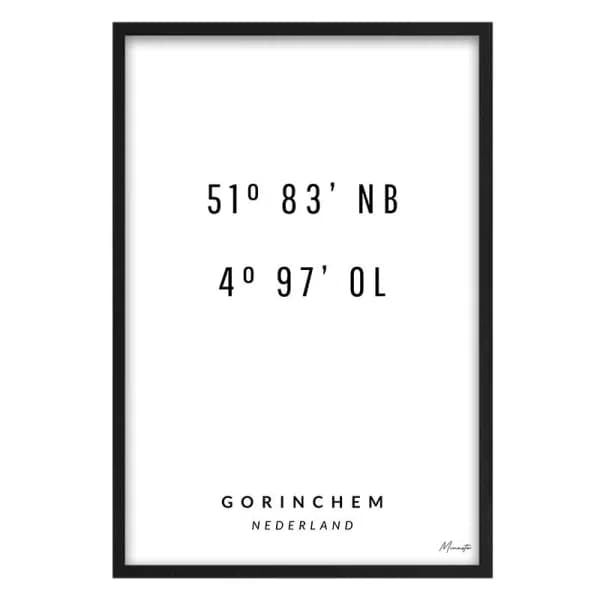Coördinaten Gorinchem