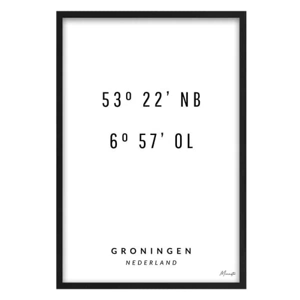 Coördinaten Groningen