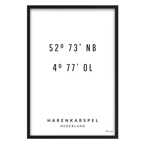Coördinaten Harenkarspel