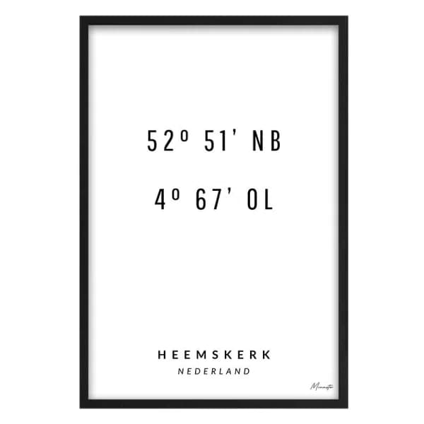 Coördinaten Heemskerk