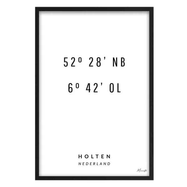 Coördinaten Holten