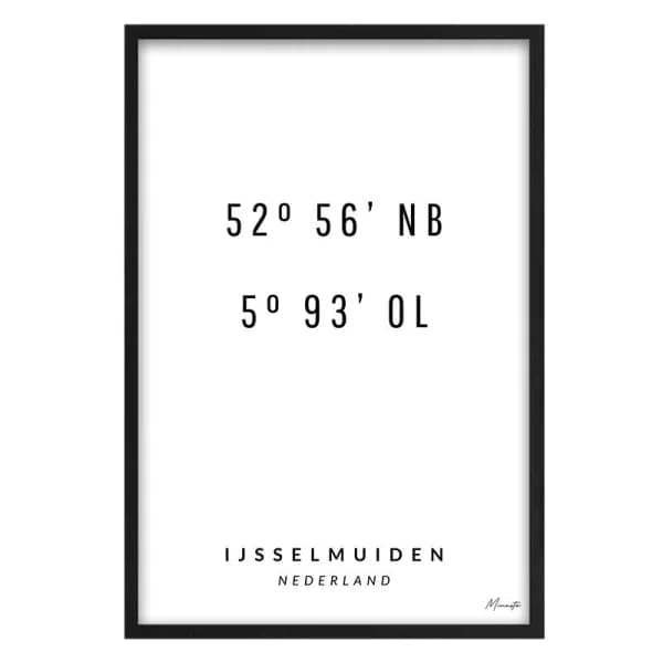Coördinaten IJsselmuiden