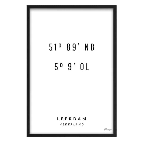 Coördinaten Leerdam