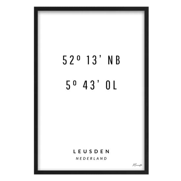 Coördinaten Leusden