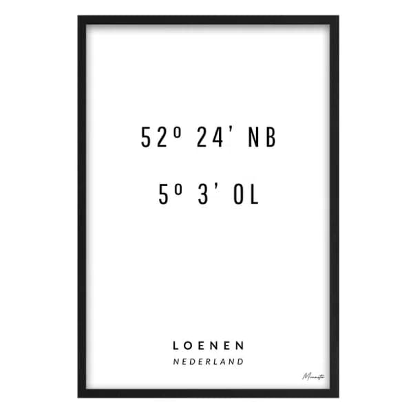 Coördinaten Loenen