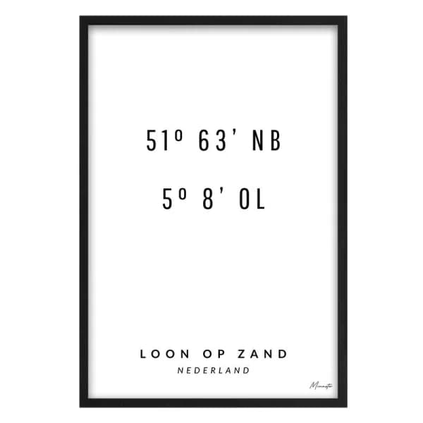 Coördinaten Loon op Zand