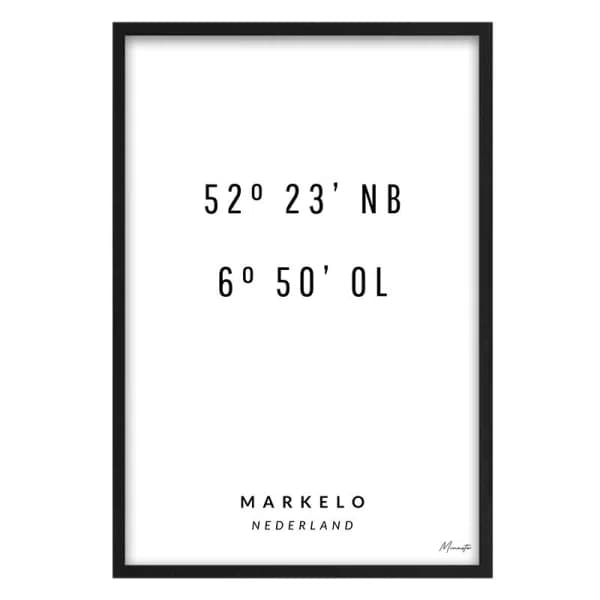 Coördinaten Markelo