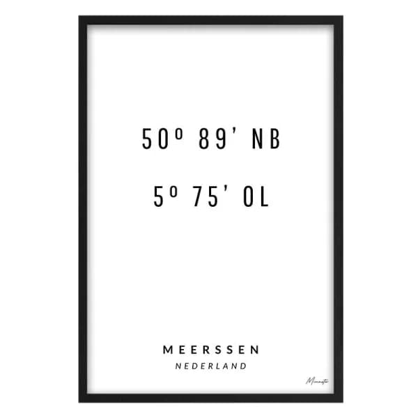 Coördinaten Meerssen