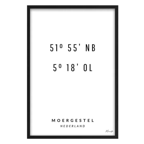 Coördinaten Moergestel