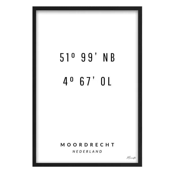 Coördinaten Moordrecht