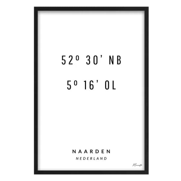Coördinaten Naarden