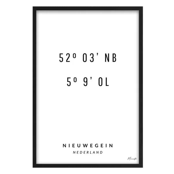 Coördinaten Nieuwegein