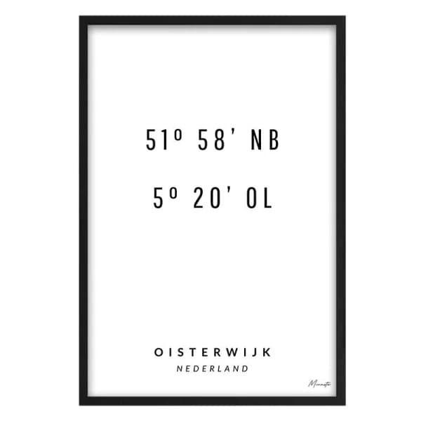 Coördinaten Oisterwijk
