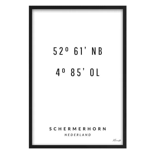Coördinaten Schermerhorn