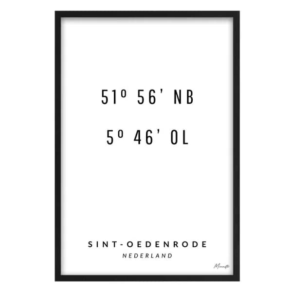 Coördinaten Sint-Oedenrode