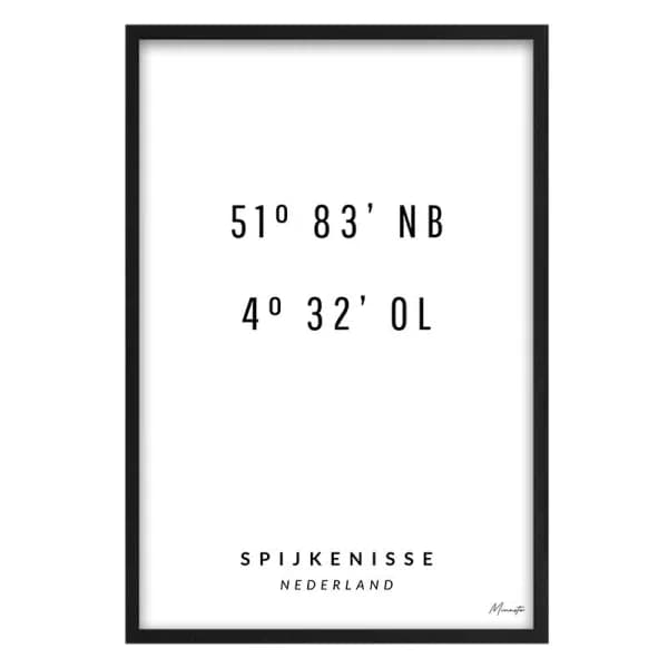 Coördinaten Spijkenisse