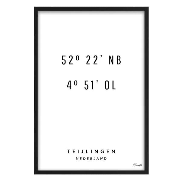 Coördinaten Teijlingen