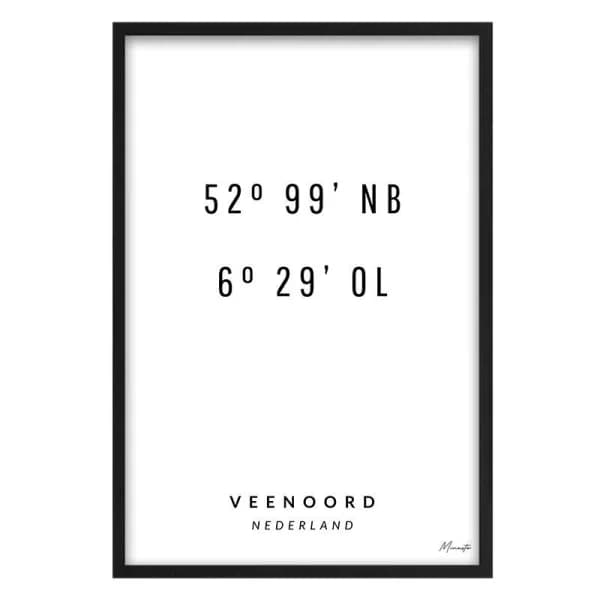 Coördinaten Veenoord