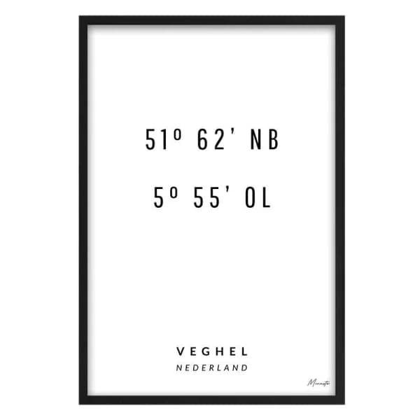 Coördinaten Veghel