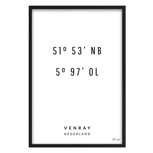 Coördinaten Venray