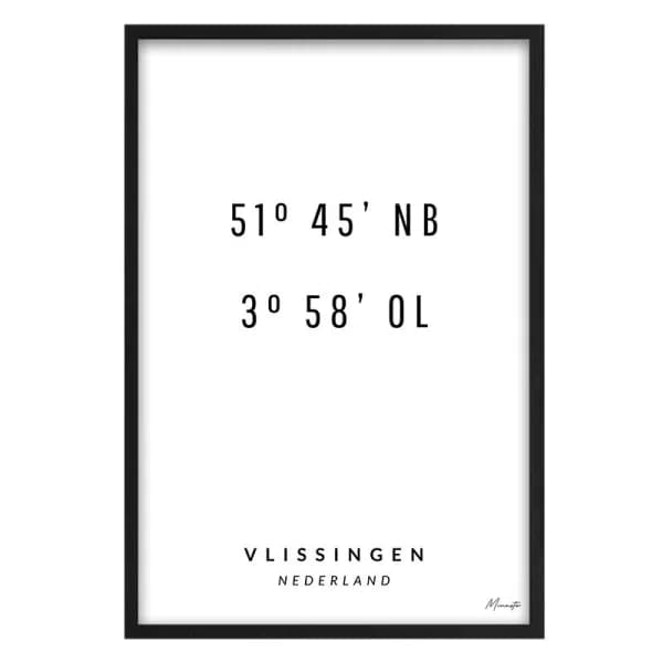 Coördinaten Vlissingen