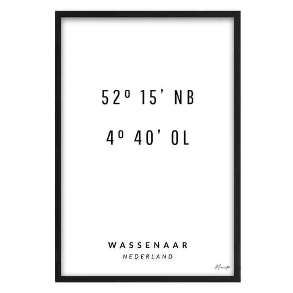Coördinaten Wassenaar