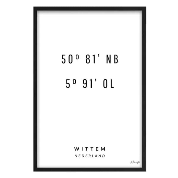 Coördinaten Wittem