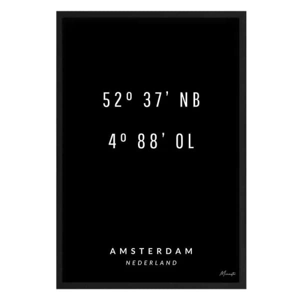 Coördinaten Amsterdam