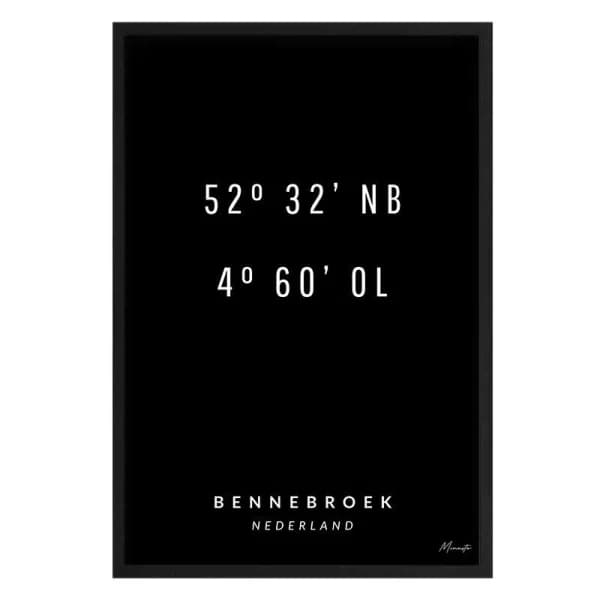 Coördinaten Bennebroek